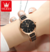 OLEVS-Relógio de pulso de quartzo impermeável feminino, elegante relógio bracelete, marca de luxo, moda, senhoras relógios na internet