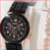 Relógio de pulso strass feminino, colar brincos anel, relógios casuais das senhoras, relógio pulseira, moda feminina, luxo, 5pcs - MEGA  SEDUÇAO