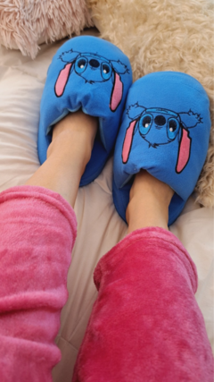 PANTUFLON STICH AZUL - comprar online