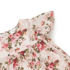Vestido estampado con bombacha. GARDEN Color Dior Rosa y Verde - comprar online