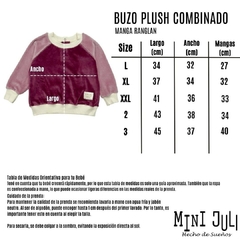 Buzo de Plush combinado Borgoña - comprar online