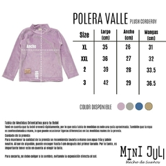 Polera Valle Plush Corderoy Arena - comprar online
