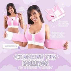 Brassier " 0 Gorditos" - ROSA - Curvy Bella