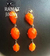 Brinco Prata com 3 Cristais Coral - comprar online