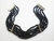 Pulseira 5 Fios Onix com Fecho Prata