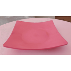 bandeja cerâmica, suporte para doces de festa
