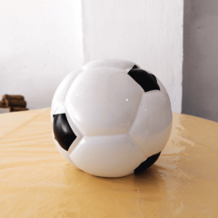 Bola de futebol cerâmica