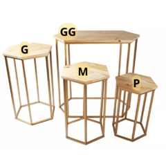 KIT DE MESA DOURADA SEXTAVADA PARA FESTA na internet