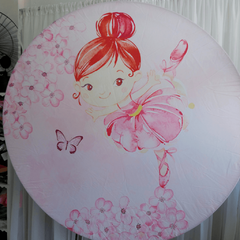 Painel redondo 1,5m. Bailarina
