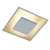 PLAFON LUZ INDIRETA 45X45 ALUM BRANCO BOCAL E27 DUPLO