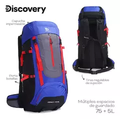 Mochila Discovery Camping 75+5 L - Künga