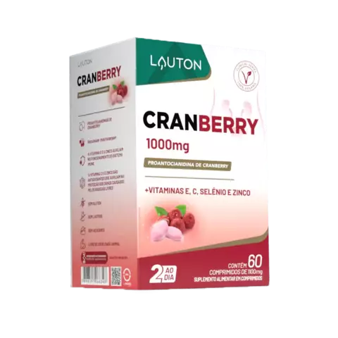 Cranberry 1000mg - 60 Comprimidos | Lauton Nutrition