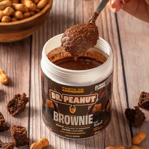 Pasta de Amendoim Dr Peanut Brownie 600g