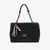 Bolsa De Ombro Preto Matelassê Couro Express Yourself Jorge Bischoff