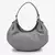 Bolsa Hobo Cinza Alasca Franjas Couro Jorge Bischoff - loja online