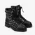 Bota Preto Tratorada Couro Jorge Bischoff - Sapato de boneca