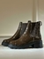 Bota Coturno Chelsea Tratorada Verniz Marrom - comprar online