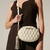 BOLSA REDONDA MÉDIA EM COURO OFF WHITE LUIZA BARCELOS