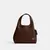 Bolsa Lana Shoulder 23 Coach - Marrom Escuro - comprar online