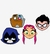 Tema de festa Teen Titans - Zé Botão Festas e Fantasias 