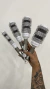 Kit 4 Escova Redonda Cerâmica Iônica Térmica Com Cerdas de Nylon