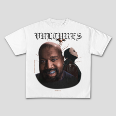 CAMISETA VINTAGE KANYE VULTURES BOOTLEG DATABASE - comprar online