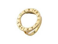 Anel Inspiração 'BVLGARI' - Banho Ouro 18K