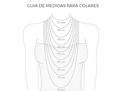 Choker Elos Retangulares 8mm - 35cm - comprar online