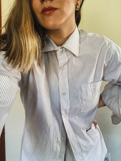 Camisa Listrada (PM) - Wom Brechó
