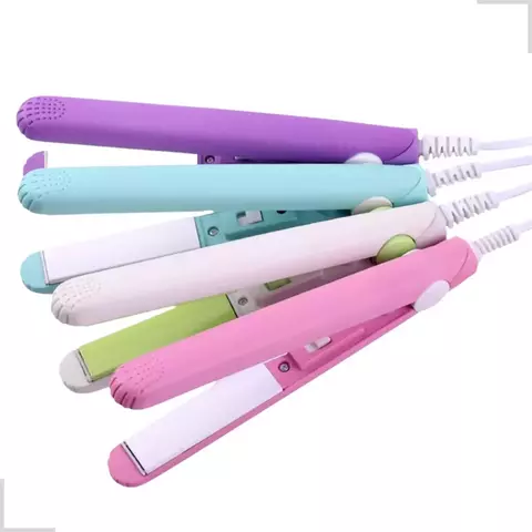 Mini Chapinha Prancha De Bolsa Portátil Cabelo Bivolt