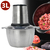 Triturador De Alimentos Carne E Legumes Elétrico 3l Aço Inox