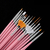 Kit Pincel Gel Uv 15 Pinceis Manicure Acrigel Cor: Rosa na internet