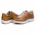 Sapatênis Casual Conforto Couro Marrom Claro - QualiMagazine