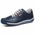 Sapatênis Casual Conforto Couro Azul - QualiMagazine