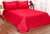 Kit Cobreleito Classic Queen 03 Pçs Vermelho