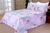 Cobreleito Bouti Garden Queen Rosa 03 Peças