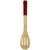 Colher Vazada de Bambu Clink Vermelho