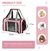Bolsa de Transporte para Pet Avião Luxo - Rosa na internet