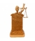 Dama Da Justiça Rosê Sentada 25.5cm - Enfeite Resina - QualiMagazine