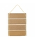 Jogo 4 Placas Decorativas Madeira Cordão 37x29x0,5cm - QualiMagazine