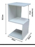 Kit Mesa De Cabeceira S E Z Mdf Branco - comprar online