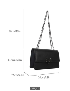 bolso bandolera negro - Basics