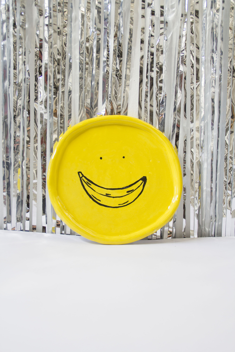 Plato De Cerámica · Smiley Banana - comprar online
