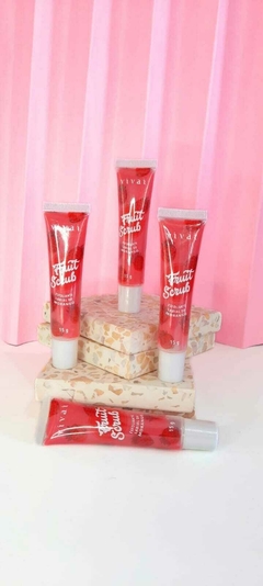 Esfoliante Labial Fruit Scrub Morango Vivai - loja online