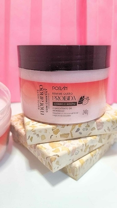 Esfoliante corpo e rosto Morango com Chantilly Poran - comprar online