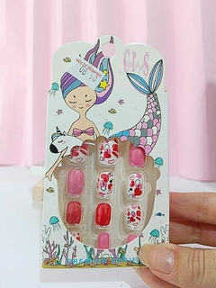 Unha Postiça Infantil - Estampas Variadas - comprar online