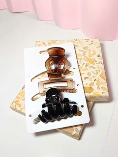 Trio de piranhas/presilhas para cabelo - SevenBliss makeup