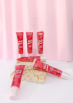 Esfoliante Labial Fruit Scrub Morango Vivai - SevenBliss makeup