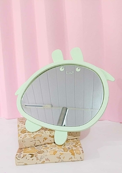 Espelho De Mesa Bichinhos Fofinhos 15cm - (formato de coelhinho) na internet