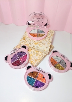 PALETA DE GLITTER BEAR LOVE RAIN - QUARTETO - comprar online